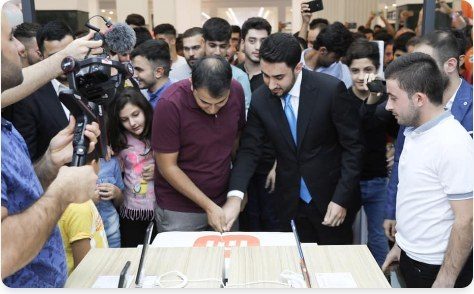 Opening of the 5th Xiaomi showroom in Iraq, in Kirkuk