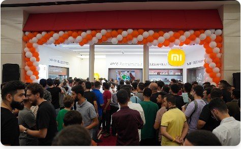 Opening day at the Xiaomi store in Grand Majidi Mall, Erbil