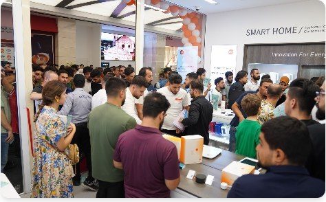 Opening day at the Xiaomi store in Grand Majidi Mall, Erbil